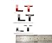 Yoaoo 2Pack OEM Black Lt Letter Nameplate Emblems Badge 2008-2015 Compatible with Silverado Tahoe Suburban LT Shiny