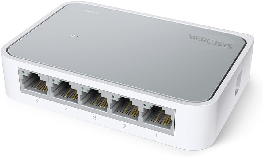 MERCUSYS TL-SF1005D 5-Port Desktop Ethernet Switch 10/100 Mbps Plug Play Hub