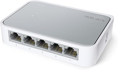 MERCUSYS TL-SF1005D 5-Port Desktop Ethernet Switch 10/100 Mbps Plug Play Hub