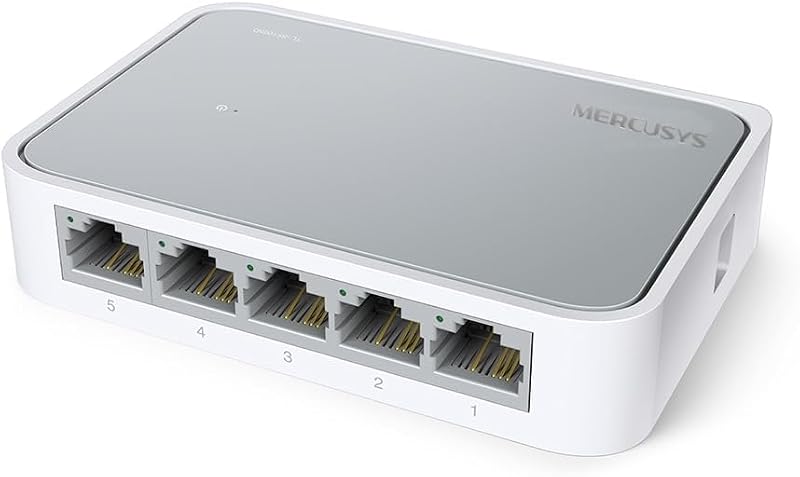 MERCUSYS TL-SF1005D 5-Port Desktop Ethernet Switch 10/100 Mbps Plug Play Hub