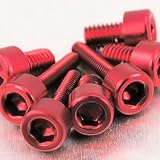 Aluminium Fuel Cap Kit Special Honda Red