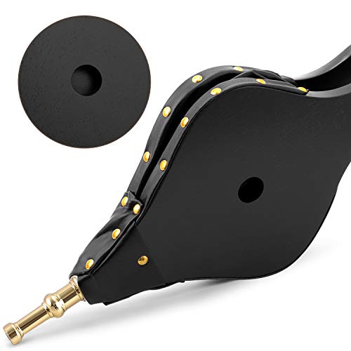 Amagabeli Fireplace Bellows Large Wood Air Blower Cast Nozzle for