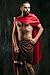 La Mascarade Men's Greek Spartan Warrior King Leonidas Ancient Gladiator Spartacus Dress up & Role Play Halloween Costume (One Size - Fits All)