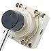 Baomain Rotary lever hand valve HV-02 PT1/4 Air Flow Control 3 Position 4 Way