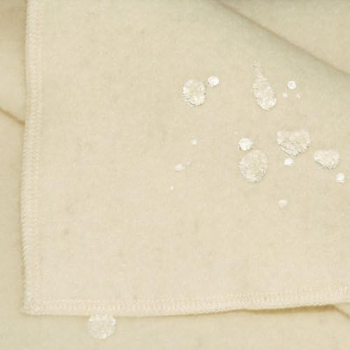 Lifekind Breathable Organic Wool Moisture Protector Mattress Pad - Crib (28 x 52 Inches)