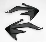 UFO Plastics Radiator Cover Black for Honda CR 125R 250R 92-94
