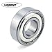 URBEST 6203Z Silver Tone Double Shielded 40mm Outer Diameter Deep Groove Ball Bearing