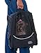 Pet Gear I-GO2 Roller Backpack, Travel Carrier, Car Seat for Cats/Dogs, Mesh Ventilation, Included Tether, Telescoping Handle, Storage Pouch, Medium Escort, Blackthumb 3