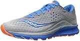 Saucony Men's Kinvara 8 Running Shoe, Grey/Blue/Orange, 10 UK/11 M US