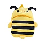 Kids Tablet Back-bag for Children Toddler Preschool Backpack, Baby Kids Girls Boys Travel Lunch Bags, Cute little Bee Design for 2-4 Years Old …