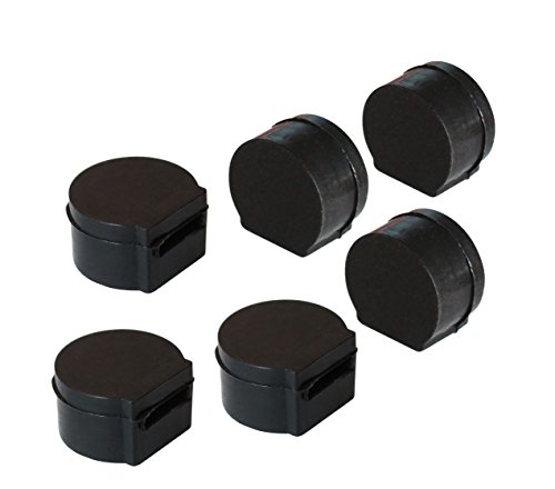 Vizcaya Black Rubber Clarinet Thumb Rest Cushion Protector Comfortable Pack of 6 - Thumbnail 4