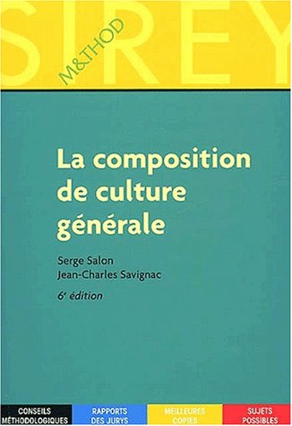 La  composition de culture générale
