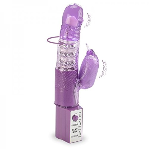 Purple Extra-Large Diameter Rabbit Vibrator