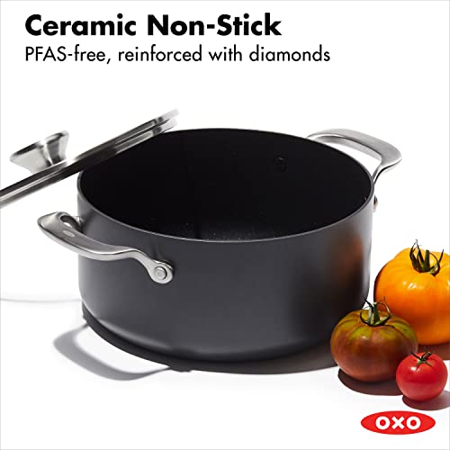 OXO Professional Hard Anodized PFASFree Nonstick, 5QT Stock Pot with
