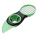 3-in-1 Avocado Slicer Splitter Pitter and Scooper Tool, Green