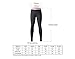 Beroy Women's Active Workout Compression 3/4 tights Yoga Training Capri Leggings