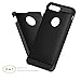 iPhone 8 Plus Case, OULUOQI iPhone 7 Plus Case Heavy Duty Slim Dual Layer Protection Defense Shield Cover for Apple iPhone 8/7 5.5 inch Black