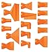 Loc-Line - 51849 Coolant Hose Component, Acetal Copolymer, 16 Piece Nozzle Rama Set, 1/2