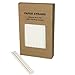 White Paper Straws Plain Solid White Straws 100PCS(white, 100)