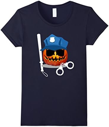 Womens Police Custome Halloween Shirt XL Navy