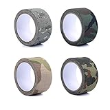 Pastall 5CM×10M Camo Tape Self Adhesive Camouflage Bandage Wrap Cohesive Cotton Medical Vet Tape for Outdoor Camping Military Hunting Gun