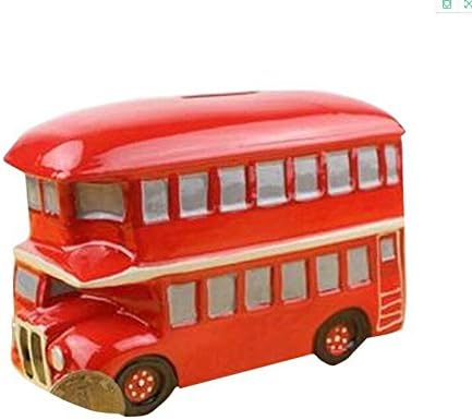 London Bus Money Bank,Souvenier Die Cast Metal Bus Money Box Coin Box