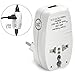 Yubi Power 3 in 1 Universal Travel Adapter with 2 Universal Outlets and 1 USB 2.1A Port - Built in Surge Protector and Light Indicator - Type N for Brazil & South Africa