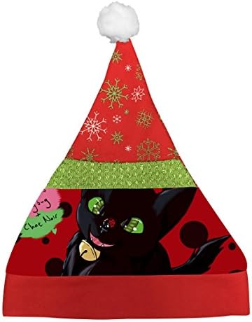 Miraculous Ladybug and Chat Noir Lovely Plush Red Christmas Cap Santa Hat Party Decor