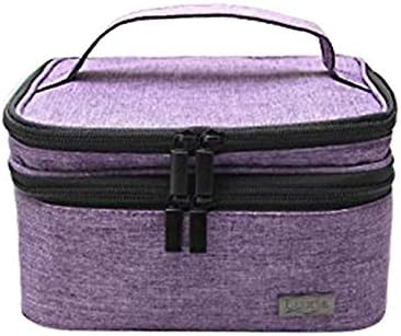 Mignon84Cook 30 Bottles Essential Oil Carrying Case Oils Display Organizer Travel Bag Nail Polish Storage With zipper