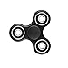 BEISTA Fidget Spinner Toy Stress Reducer – Tri-Spinner Fidget Toy High Speed with Four Bearing Hand spinner Fidget Toy Perfect for Anxiety, Autism, ADHD, ADD (Black)