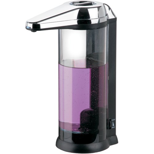 Better Living Products 70181 Touchless Clear Chamber Hands Free Soap Dispenser