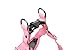 Gooby - Active X Step-in Harness, Choke Free Small Dog Harness with Synthetic Lambskin Soft Strap, Pink, Medium