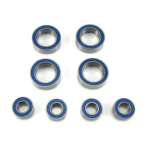 Axle Carrier Bearings 4x8x3mm - 8x12x3.5mm BLU Traxxas 1/16 E-REVO, Rally