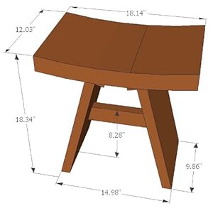 Aquateak Scratch And Dent The Original 18 Asia Teak Shower
