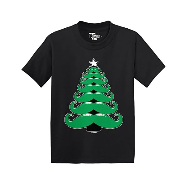 Mustache Christmas Tree - Santa Funny Infant/Toddler Cotton Jersey T-Shirt