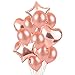 Happy Birthday Decorations, Yoart Happy Birthday Banner Birthday Balloons Birthday Party Decorations Set Kit Balloon for Birthday Decor (Rose Gold)