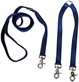 Double Leash (Blue) Innovative Double Clip Leash, Premier Lighter Dog Trainer Leash for Walking 2 Dogs. Buy Dog Leash Coupler &amp; Get 6' Leash Included Free ...