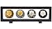 Donald Trump Collectors Coin 2018 Set, Gold and Silver Plated 4 Coin Set with Display Case, Commemorative 45th President of The United States Collectible