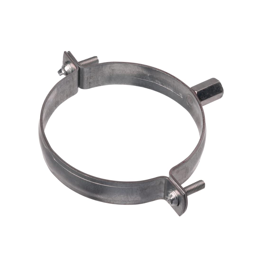 Ø 100mm / 4 inch Metal Lined Hose Clip - Anti Vibration Suspension Ring - Duct Holder - Pipe Clamp Bracket