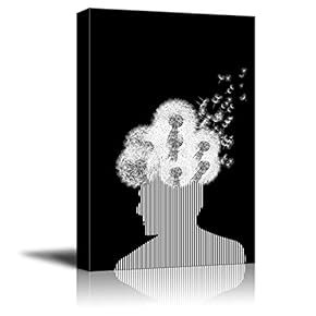 Black and White Abstract Pictures Home Wall for...