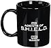 ICUP Marvel - Agents of SHIELD TV Show Eagle Crest Logo 20oz. Black Ceramic Coffee Mug