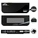 USB 3.0 Universal Docking Station, Dual Video Monitor Display DVI & HDMI & VGA with Gigabit Ethernet, Audio, 6 USB Ports for Laptop, Ultrabook and PCs - Black