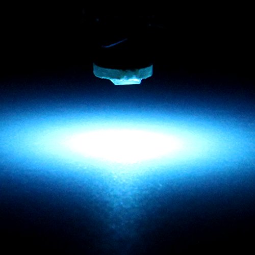 image for CCIYU 6 Pack Ice Blue T4/T4.2 Neo Wedge 2835SMD LED Dash Climate HVAC 