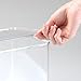 InterDesign Kitchen, Pantry, Refrigerator, Freezer Storage Container with Hinged Lid, 6.25-Quart, Clear