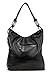Scarleton Trendy Pattern Hobo Bag H176401 - Black