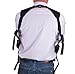 ZHW Tactical Universal Double Draw Shoulder Holster，Versatile Breathable Concealed Carry for Pistol Handgun Gun,Adjustable Elastic Band for Women Men (Black)