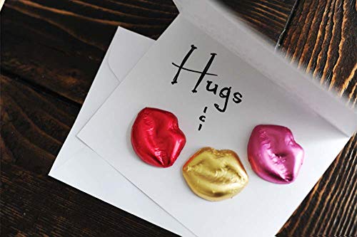 Madelaine Kiss Chocolate Lips - Valentine's Day Chocolate Candy - Premium Milk Chocolate Lips Individually Wrapped In Lipstick Colored Italian Foils (1 LB)