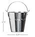 BBQ Butler Steel Grease Bucket For Grill/Smoker - Galvanized Drip Buckets - Small Bucket- Pellet Grill Accessories - Traeger, Pit Boss Grills - Metal Pail With Handle - Dripping Pail - 2 Quart Size