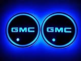 Brand New Colorful LED Car Cup Holder Pad Mat For GMC Auto Interior Atmosphere Lights