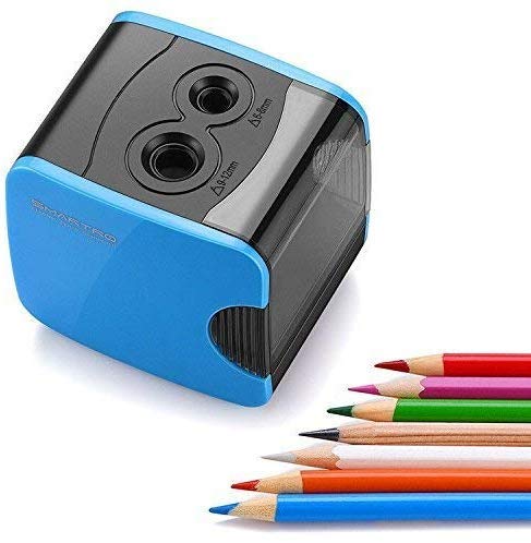 SMARTRO Electric Pencil Sharpener, Best USB or Battery Operated for No.2 and Colored Pencil